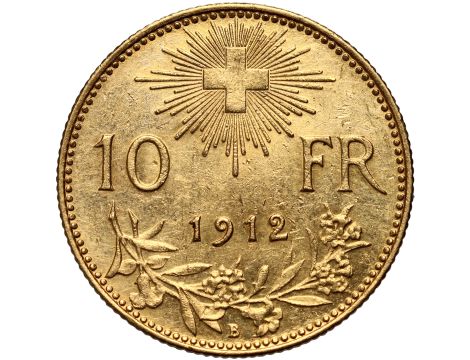 4348. Szwajcaria, 10 franków 1912 - 2