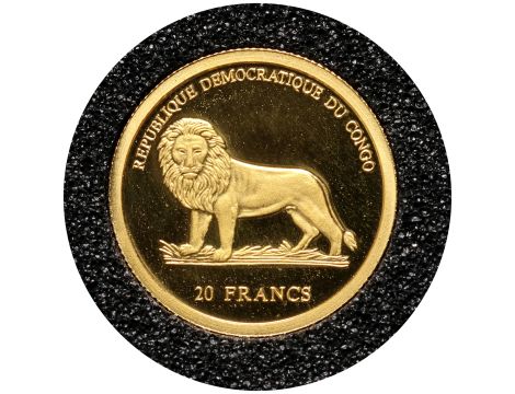 4361. Kongo, 20 franków 2003, 25 lat pontyfikatu Jana Pawła II, 1/25 uncji - 2