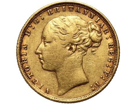 4374. Wielka Brytania, Wiktoria, suweren 1872