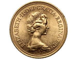 4377. Wielka Brytania, Elżbieta II, suweren 1976