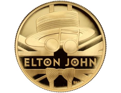 Wielka Brytania, 100 funtów 2020, Elton John, Proof, 1 uncja złota - 2