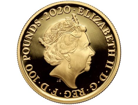 Wielka Brytania, 100 funtów 2020, Elton John, Proof, 1 uncja złota - 3