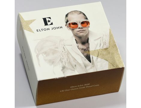 Wielka Brytania, 100 funtów 2020, Elton John, Proof, 1 uncja złota - 6