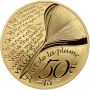 Francja, 50 euro 2022, William Shakespeare, 1/4 uncji złota - 4