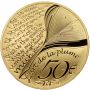 Francja, 50 euro 2022, William Shakespeare, 1/4 uncji złota - 4