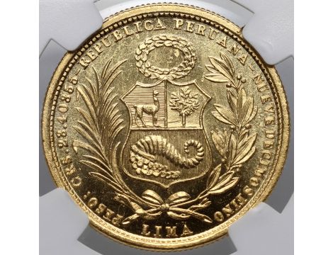 Peru, 50 soli 1962/52, NGC MS66 - 3