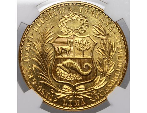 Peru, 100 soli 1951, NGC MS65 - 3