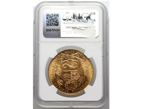 Peru, 100 soli 1961, NGC MS65 - 4