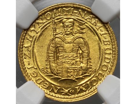 Czechosłowacja, dukat 1924, NGC MS63 - 2