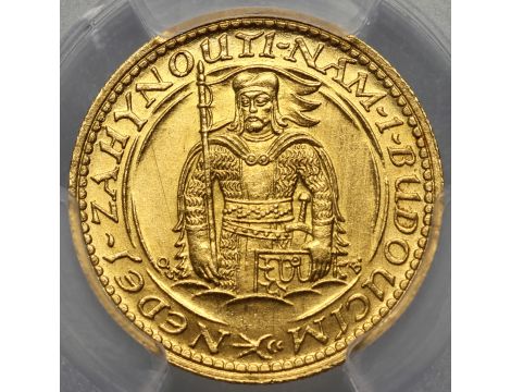 Czechosłowacja, dukat 1925, PCGS MS63 - 2