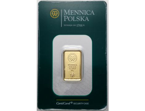 Sztabka złota 10 g Mennica Polska