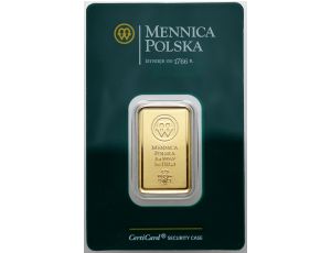 Sztabka złota 1 oz Mennica Polska