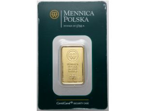 Sztabka złota 1 oz Mennica Polska