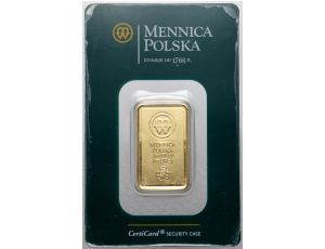 Sztabka złota 1 oz Mennica Polska