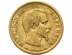 Francja, Napoleon III, 10 franków 1856 A, Paryż