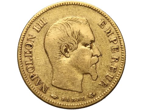 Francja, Napoleon III, 10 franków 1857 A, Paryż