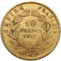 Francja, Napoleon III, 10 franków 1857 A, Paryż - 3