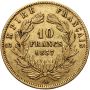 Francja, Napoleon III, 10 franków 1857 A, Paryż - 3