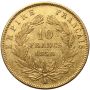 Francja, Napoleon III, 10 franków 1858 A, Paryż - 3