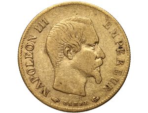 Francja, Napoleon III, 10 franków 1859 A, Paryż