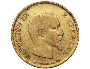 Francja, Napoleon III, 10 franków 1860 A, Paryż