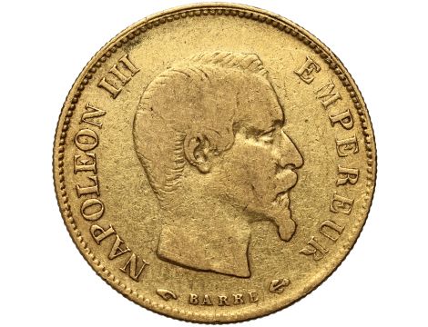 Francja, Napoleon III, 10 franków 1860 A, Paryż