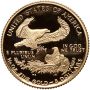 USA, 5 dolarów 1997, Amerykański Orzeł, Proof, 1/10 uncji złota - 3