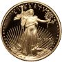 USA, 10 dolarów 2001, Amerykański Orzeł, Proof, 1/4 uncji złota - 2