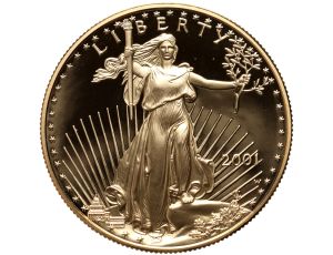 4452. USA, 50 dolarów 2001, Amerykański Orzeł, Proof, 1 uncja złota