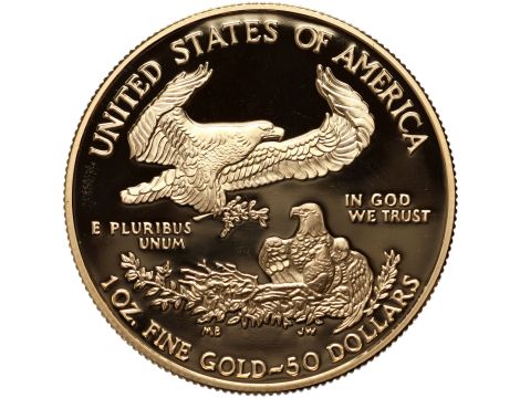 USA, 50 dolarów 2001, Amerykański Orzeł, Proof, 1 uncja złota - 2