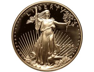 4456. USA, 50 dolarów 2004, Amerykański Orzeł, Proof, 1 uncja złota