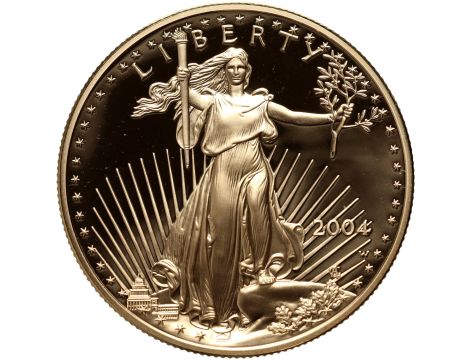 USA, 50 dolarów 2004, Amerykański Orzeł, Proof, 1 uncja złota