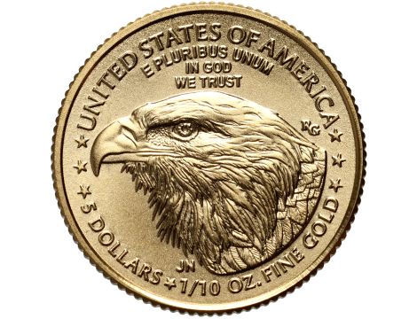 USA, 5 dolarów 2023, Amerykański Orzeł, 1/10 uncji złota - 2