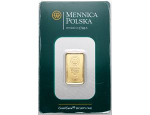 4458. Sztabka złota 10 g Mennica Polska