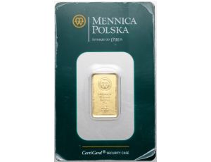 4459. Sztabka złota 10 g Mennica Polska