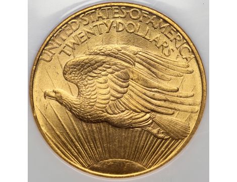 4465. USA, 20 dolarów 1908, Filadelfia, Saint-Gaudens, NGC MS63 - 3