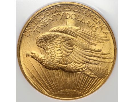 4466. USA, 20 dolarów 1908, Filadelfia, Saint-Gaudens, NGC MS63 - 3
