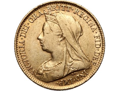 Wielka Brytania, Wiktoria, 1/2 suwerena 1896