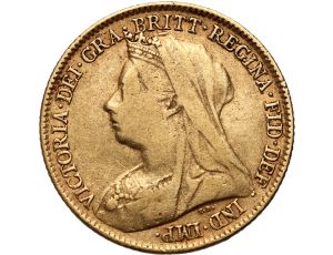 4474. Wielka Brytania, Wiktoria, 1/2 suwerena 1896