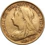 Wielka Brytania, Wiktoria, 1/2 suwerena 1896 - 2