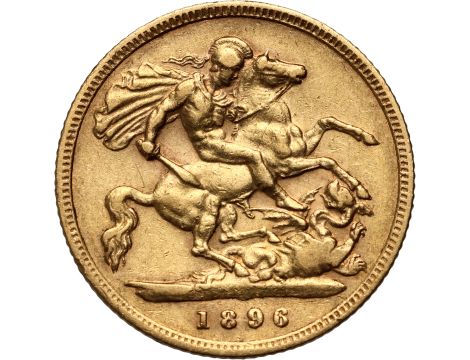Wielka Brytania, Wiktoria, 1/2 suwerena 1896 - 2