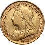Wielka Brytania, Wiktoria, 1/2 suwerena 1896 - 2