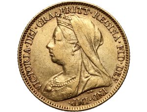 4477. Wielka Brytania, Wiktoria, 1/2 suwerena 1897