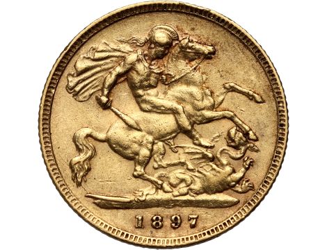 Wielka Brytania, Wiktoria, 1/2 suwerena 1897 - 2