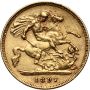 Wielka Brytania, Wiktoria, 1/2 suwerena 1897 - 3