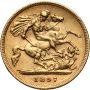 Wielka Brytania, Wiktoria, 1/2 suwerena 1897 - 3