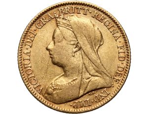 4480. Wielka Brytania, Wiktoria, 1/2 suwerena 1898