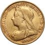 Wielka Brytania, Wiktoria, 1/2 suwerena 1898 - 2