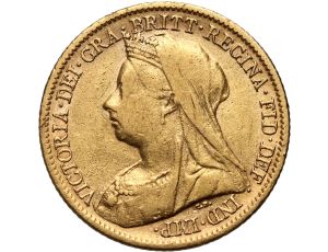 4481. Wielka Brytania, Wiktoria, 1/2 suwerena 1900