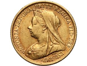 4482. Wielka Brytania, Wiktoria, 1/2 suwerena 1900